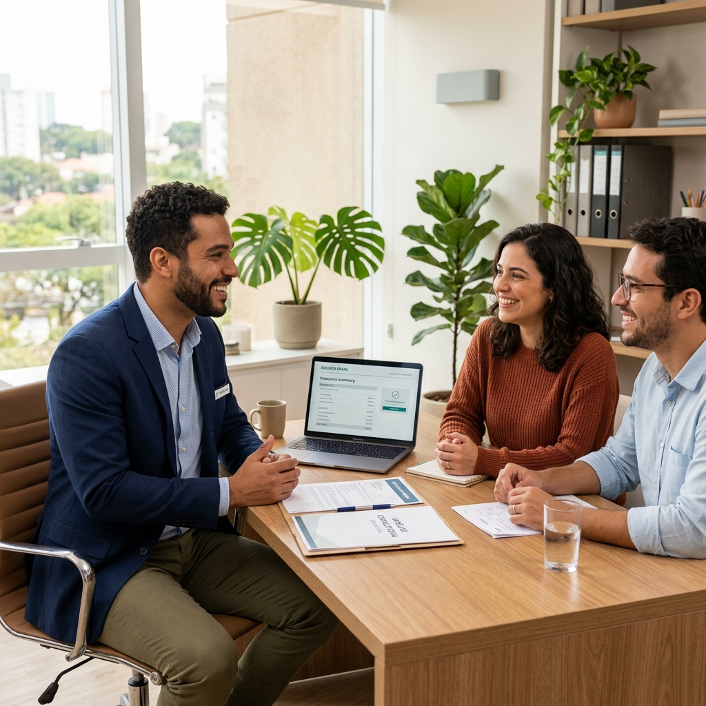 Consultor Pacta em atendimento personalizado